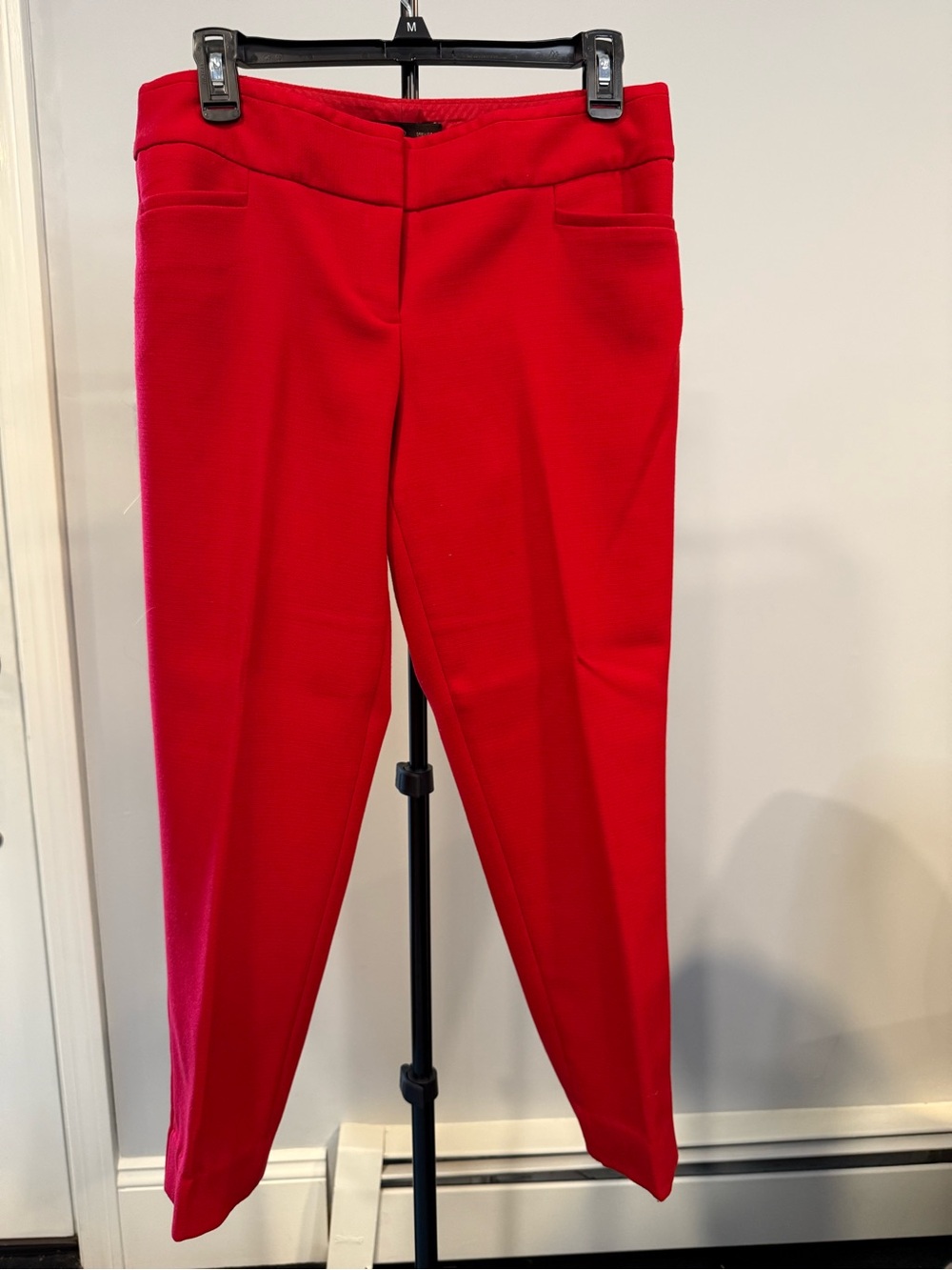 The Limited Bright Red Slim Ankle Pants - Drew Fit
